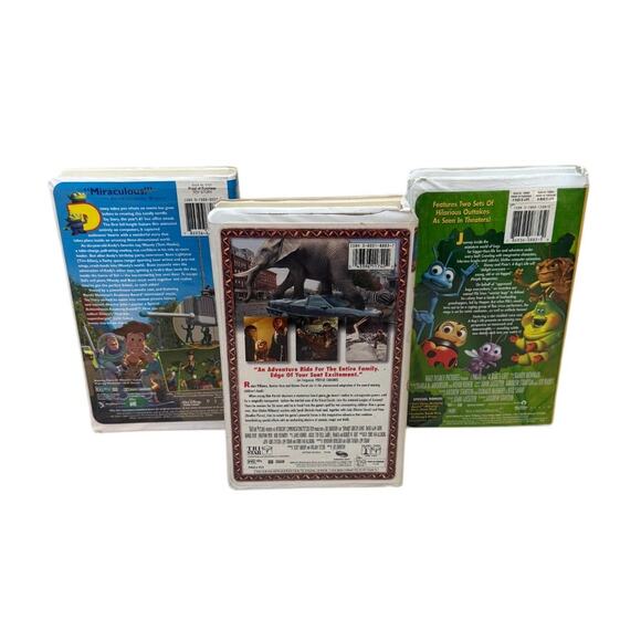 Disney Tri Star Lot of 3 VHS Tapes Toy Story A Bug's Life Jumamji Adventure - Picture 2 of 9